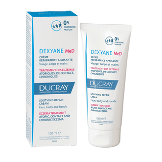 Ducray Creme reparador Dispositivo Médico Dexyane MeD, eczema do corpo e mãos 15ml