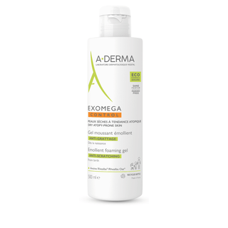 A- Derma Exomega Control Gel Espuma Emoliente pele atópica 500ml