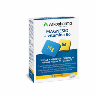 Arkopharma Magnésio + Vitamina B6 -30 cáps
