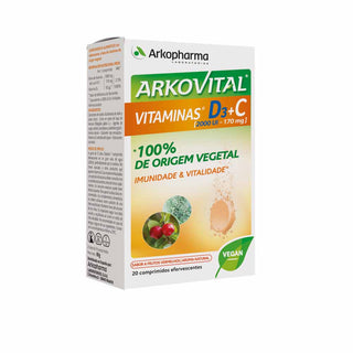Arkovital  Vitamina D3 + C x 20 Comprimidos Efev