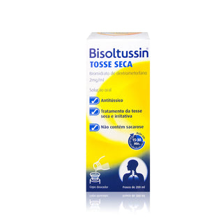 Bissoltussin Tosse Seca 200ml 2 mg/ml Solução Oral