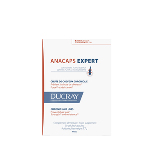 Ducray Suplemento alimentar Anacaps EXPERT, queda de cabelo crónica 17g