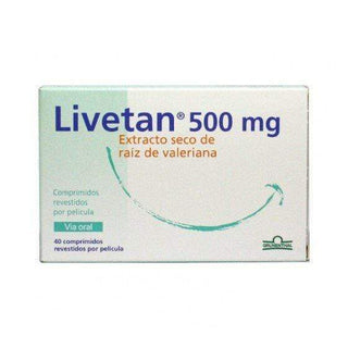 Livetan 500mg x40 comprimidos revestidos