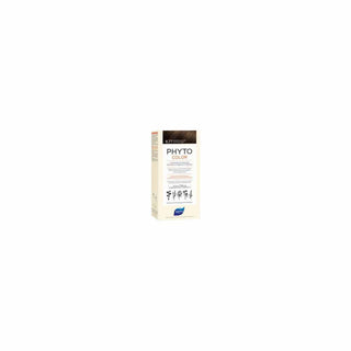 Phyto PHYTOCOLOR 6.77 Marron Claro Cappuccino Leite revelador 50 mL + Creme colorante 50 mL + Máscara Protetora da Cor 12 mL