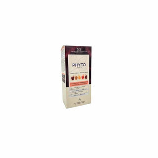 Phyto Phytocolor KIT5.5 Castanho Claro CajuLeite revelador 50 mL + Creme colorante 50 mL + Máscara Protetora da Cor 12 mL