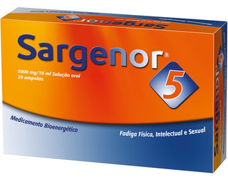 SARGENOR 5. 5000 MG/10 ML X 20 AMP BEB ARGININA (ASPARTATO)