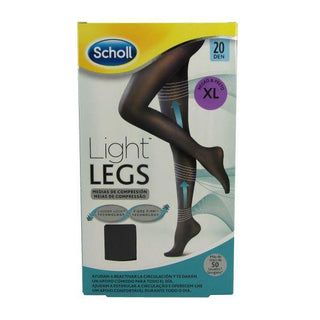 SCHOLL LIGHT LEGS COLL COMP 20DEN XL PRETO