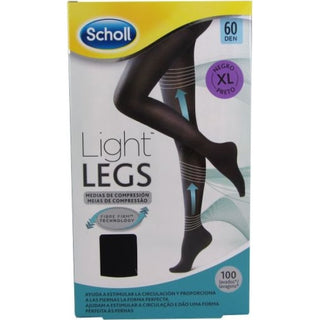 SCHOLL LIGHT LEGS COLL COMP 60DEN XL PRETO