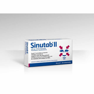 Sinutab II 20 comprimidos
