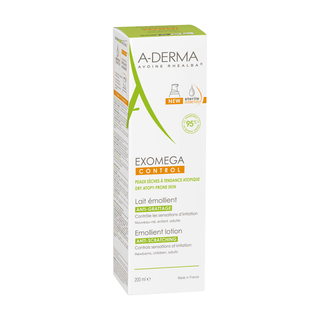 A-Derma Exomega Control Leite Emoliente pele seca 200ml