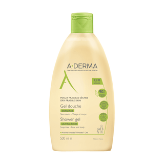 A-Derma Gel Duche Ultra Rico pele frágil 500ml