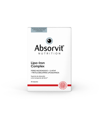 Absorvit Nutrition Lipo-Iron Complex 30capsulas