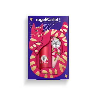 Roger&Gallet Coffret Natal Bálsamo Labial Sublimador + Creme de Mãos Gingembre Rouge