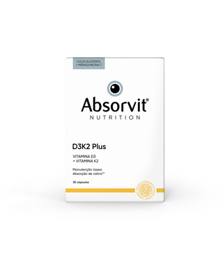 Absorvit Nutrition D3K2 Plus 30capsulas