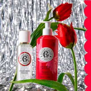 Roger&Gallet Coffret Natal Água perfumada + leite de corpo Gingembre Rouge