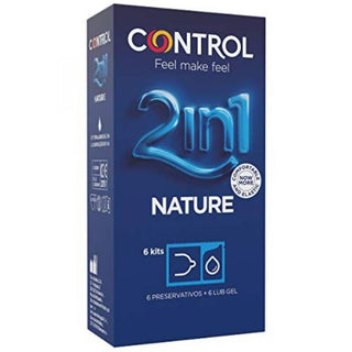 Control 2em1 Kit Preservativo X6+Lubrificante X6