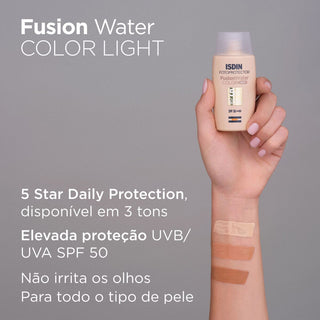 ISDIN Fotoprotecção Fusion Water Light SPF50+ 50ml