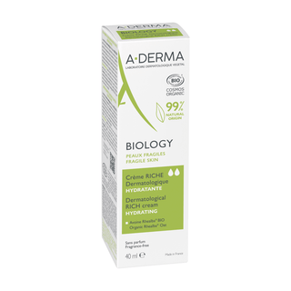 A-Derma Biology Creme Hidratante Rico 40ml