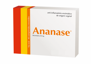 ANANASE. 40 MG X 40 COMP REVEST BROMELINA