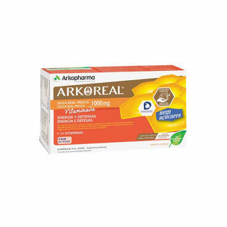 Arkoreal  Geleia Real Vitaminas Laranja sem Açúcar 20amp