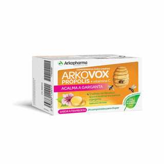 Arkovox Própolis + Vit C - Framboesa 24 comprimidos