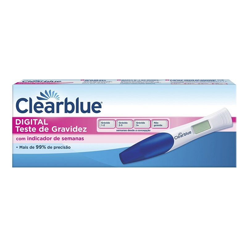 Clearblue Teste Gravidez indicador semanas Farmacia em Casa