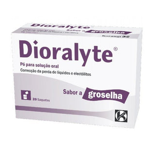 Dioralyte (Groselha) x 20 pó solução oral