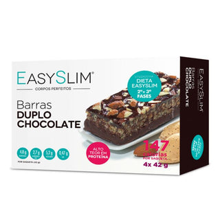 Easyslim Barras Chocolate Duplo x4