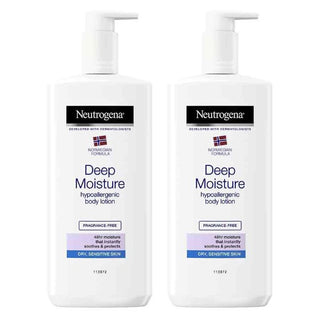 NEUTROGENA DUO LOCAO CORPORAL PELE SECA E SENSIVEL 2 X 400ML